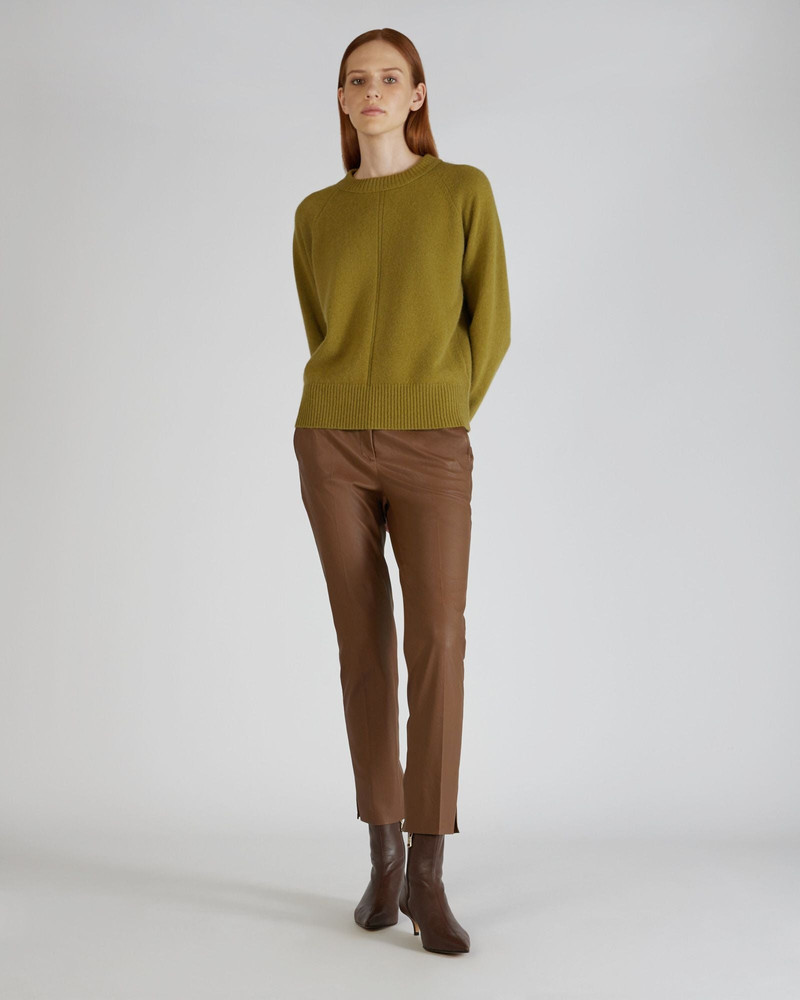 Regular fit crewneck sweater in wool and Angora 5