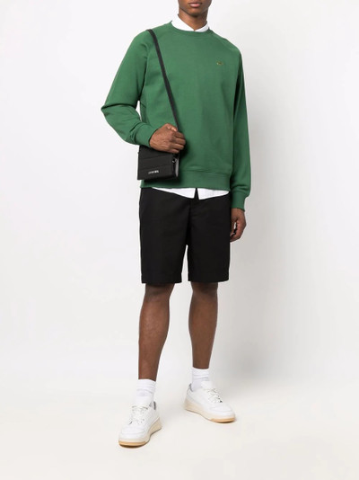 LACOSTE logo embroidered sweatshirt outlook