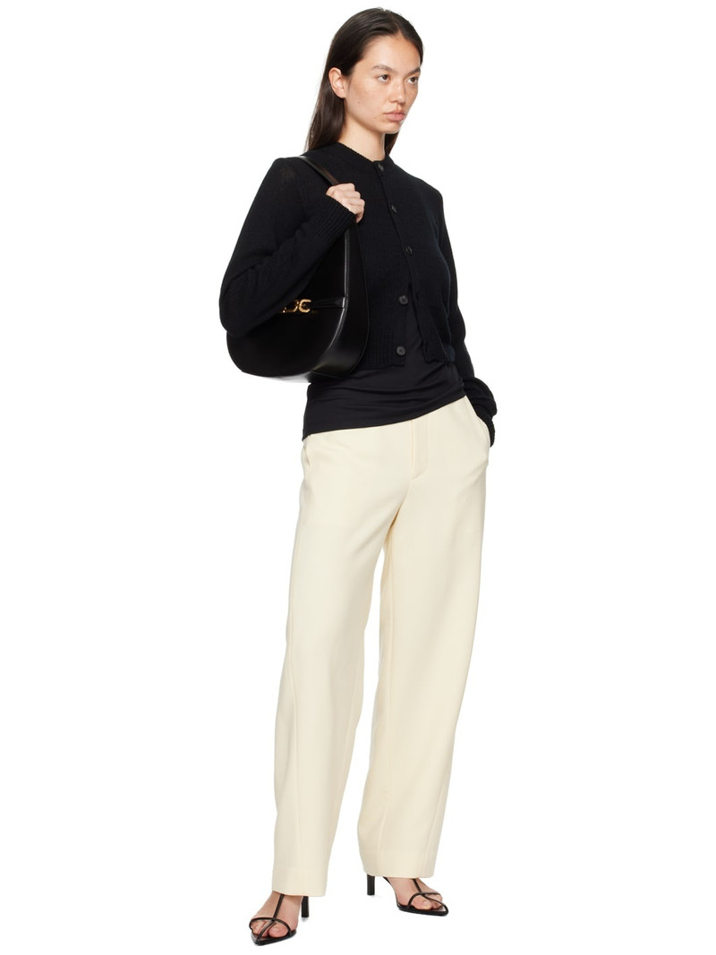 AURALEE Off-White Tense Wool Double Cloth Trousers outlook