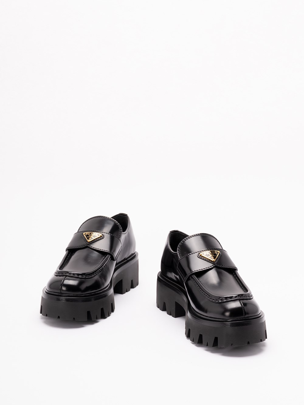 Brushed Leather Loafers - 2