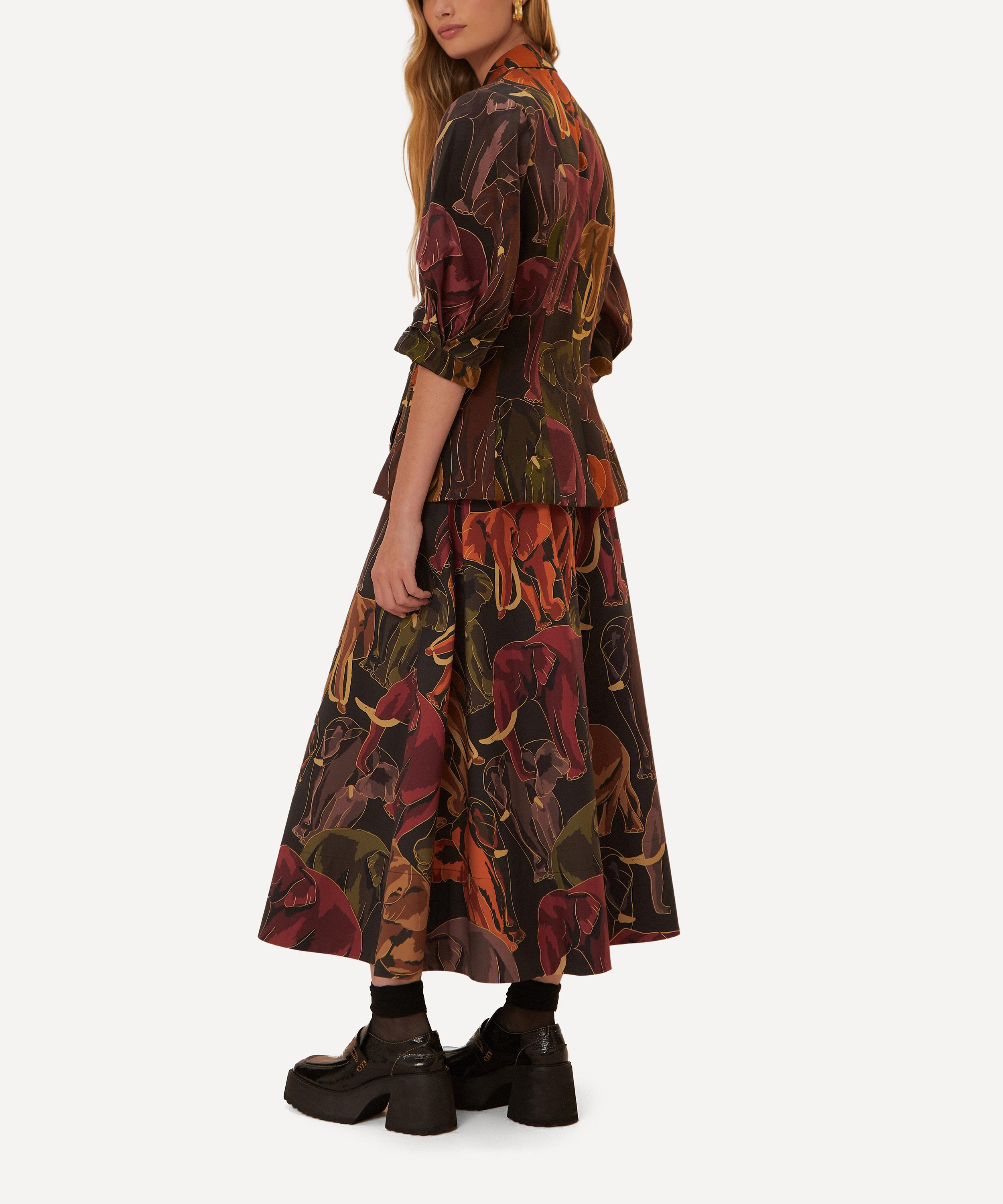 Elephants Green Skirt - 3