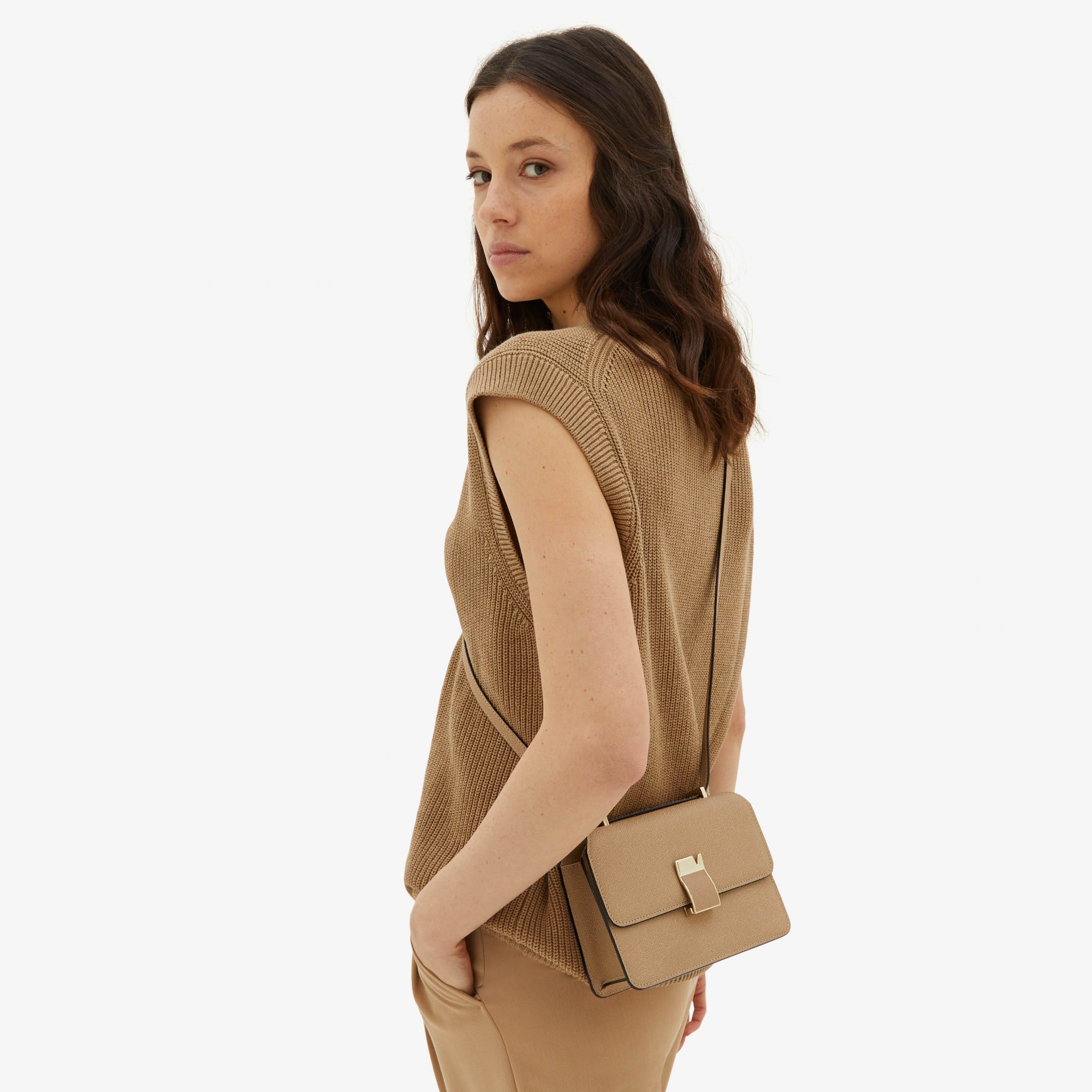 Valextra – Nolo Mini Beige Cachemire - 6