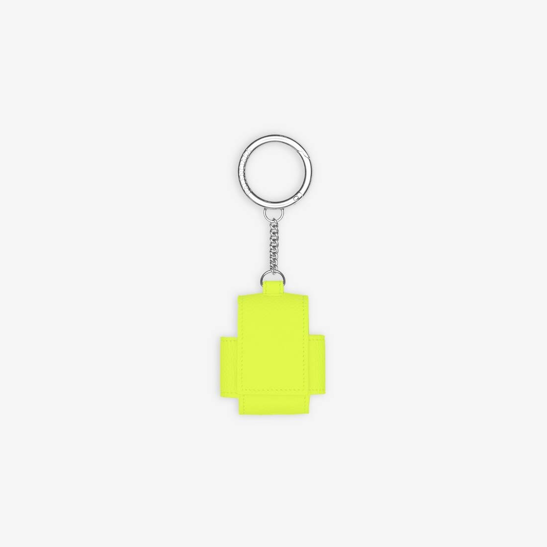 Cash Earpods Holder in Yellow Fluo/silver - 2