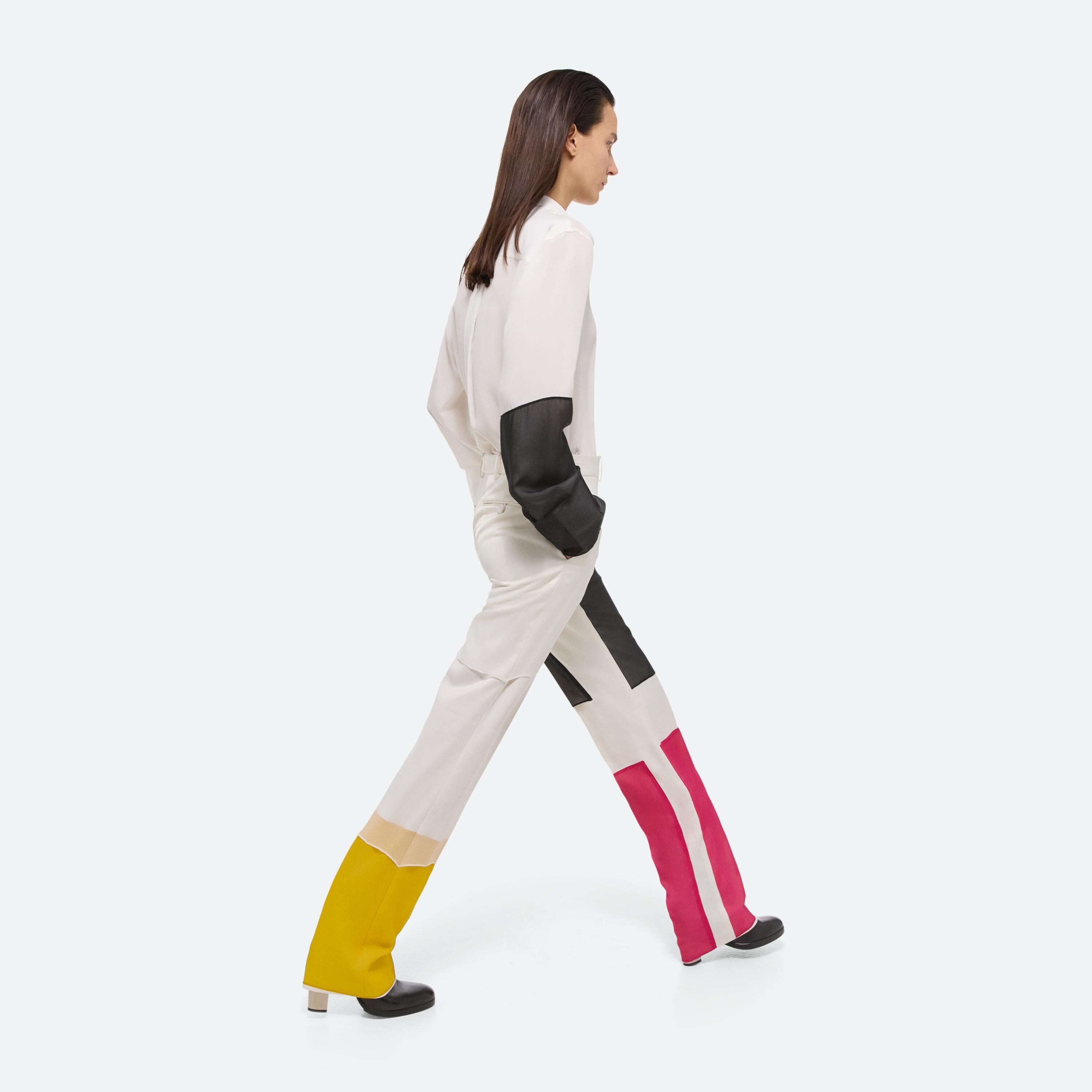 PATCHWORK CAR TROUSER - 7