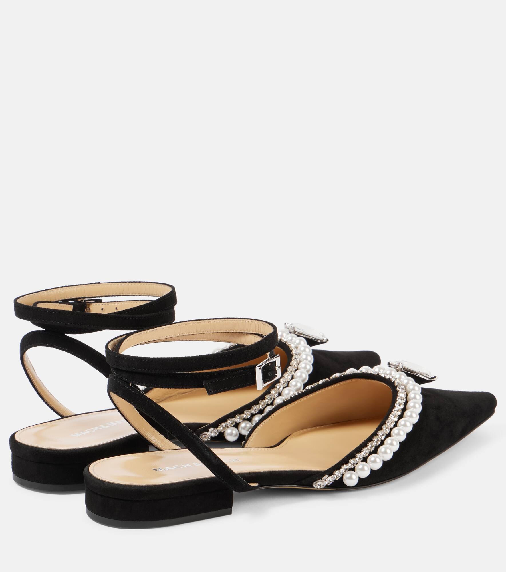 Diamond of Elizabeth suede flats - 3