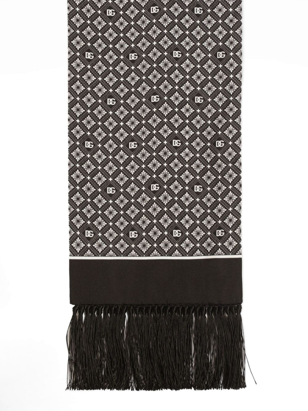 mosaic-print scarf - 2