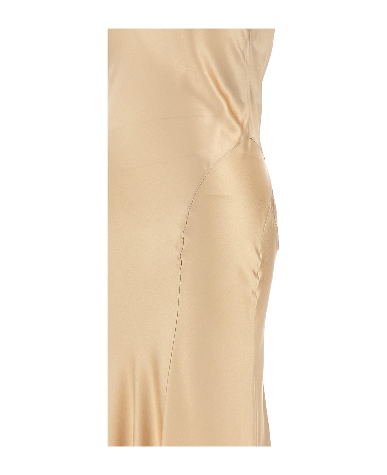 Satin Silk Dress - 4