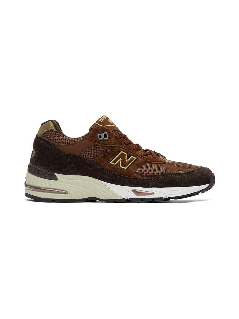 Brown Year of the Ox 991 Sneakers - 1