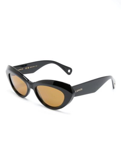 Lanvin cat-eye logo-detail sunglasses outlook