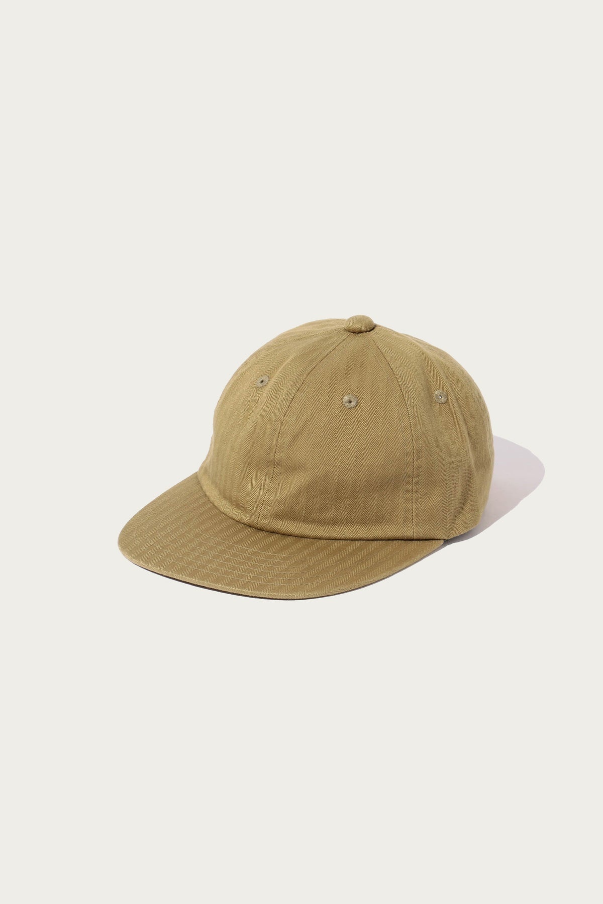 Herringbone 6Panel Cap - Khaki - 1