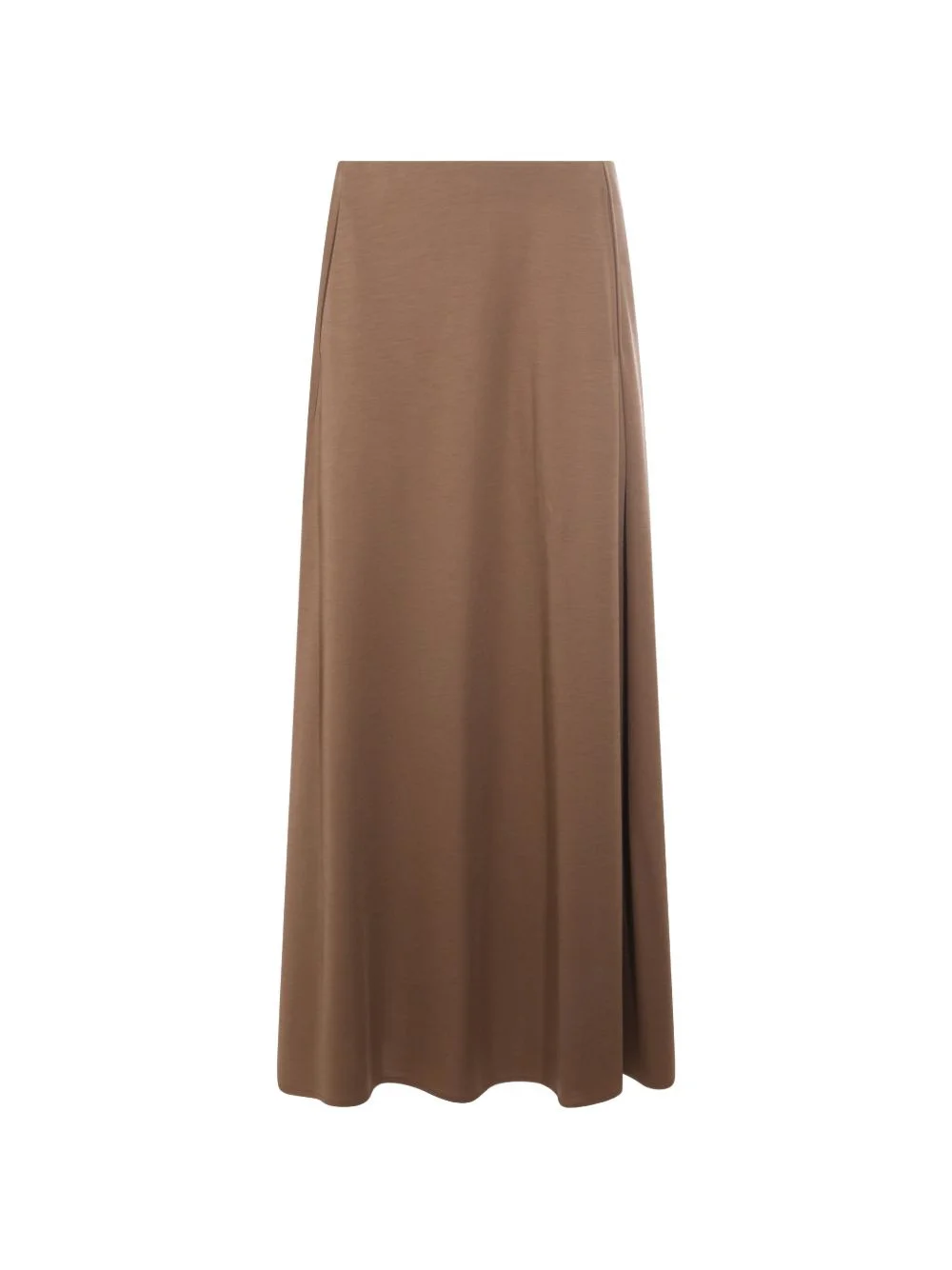 rear-zip A-line skirt - 1