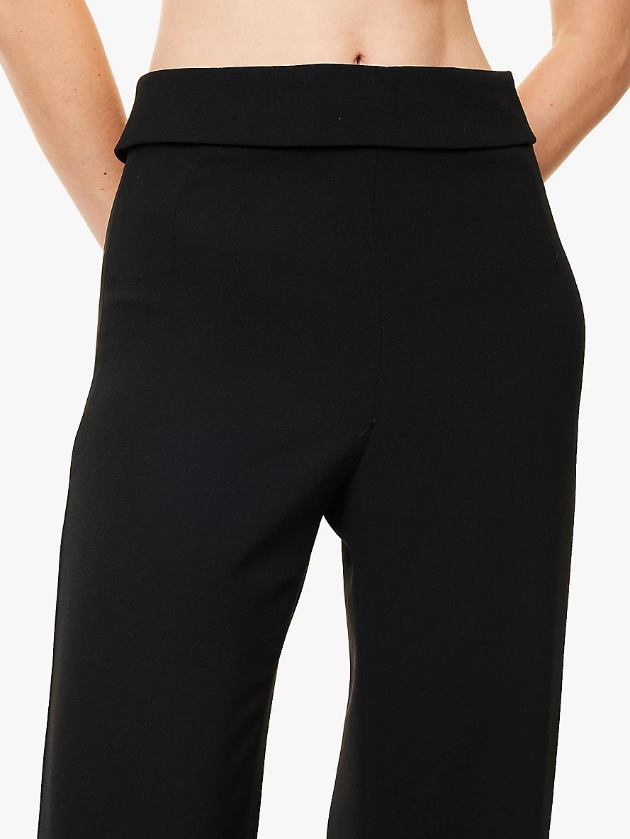 Pantera high-rise straight-leg woven trousers - 5