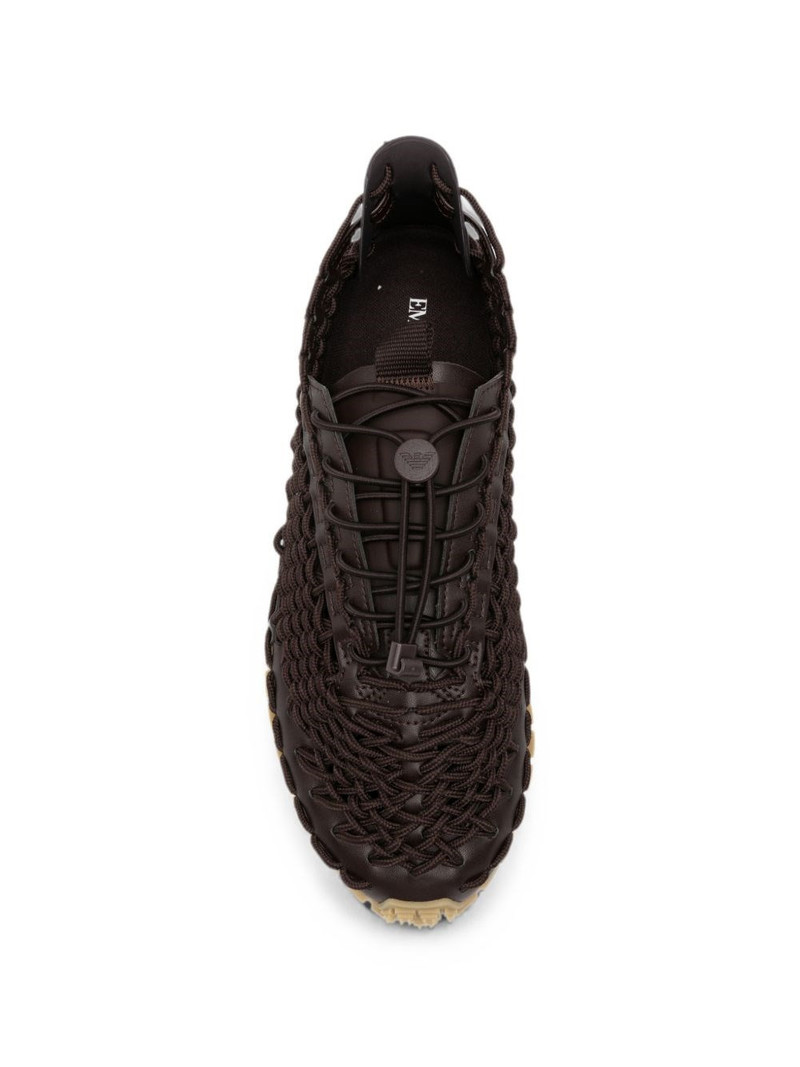 EMPORIO ARMANI Knitted sneakers outlook