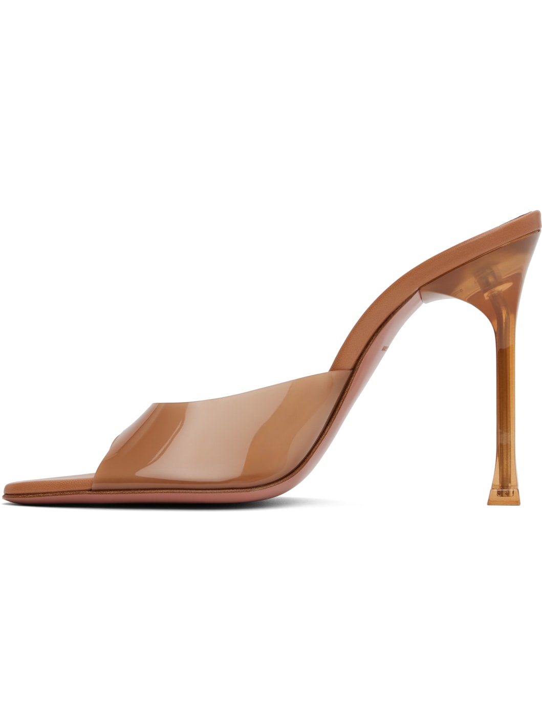 Tan Alexa Glass Slipper 105 Heeled Sandals - 3