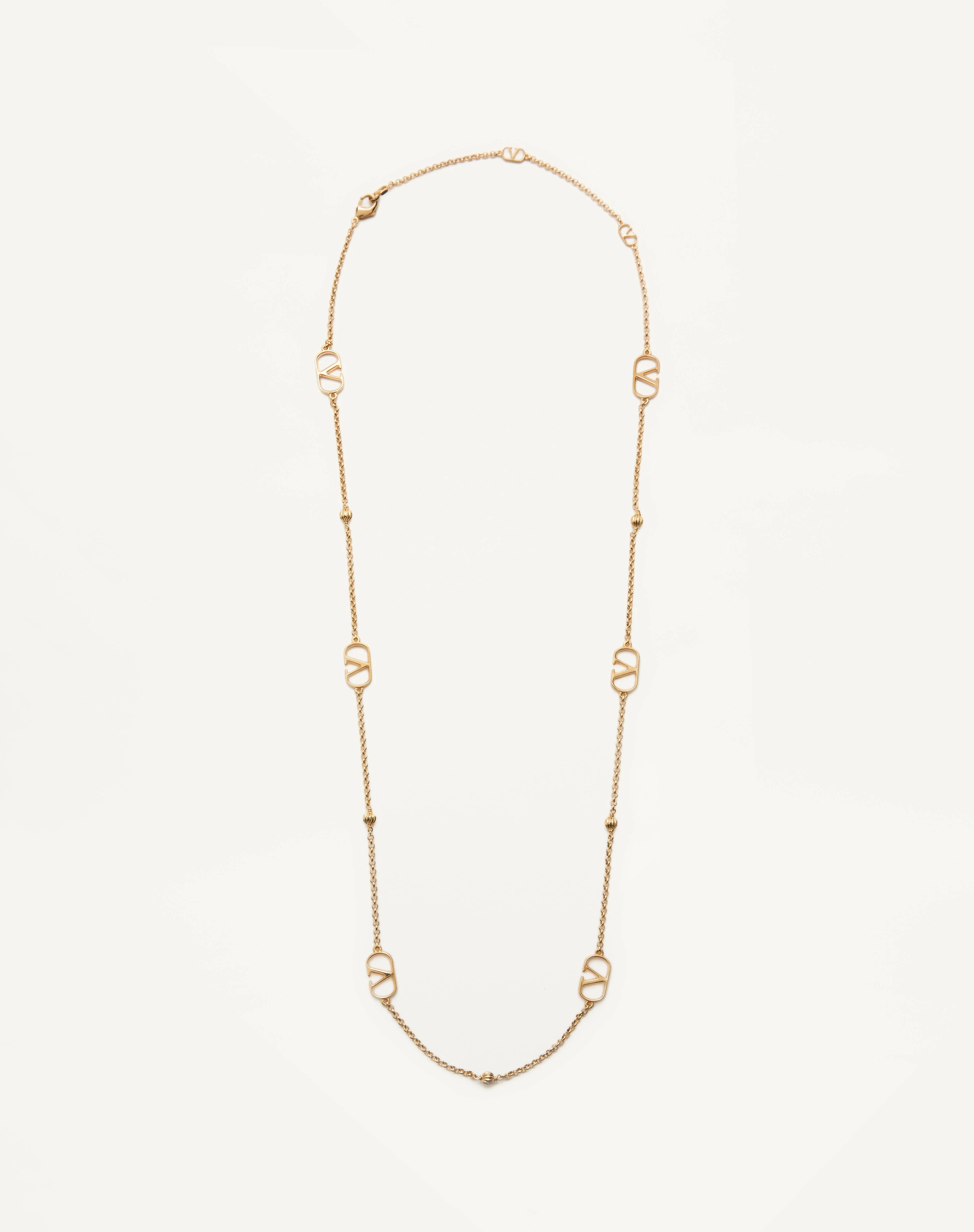 VLOGO SIGNATURE METAL NECKLACE - 1