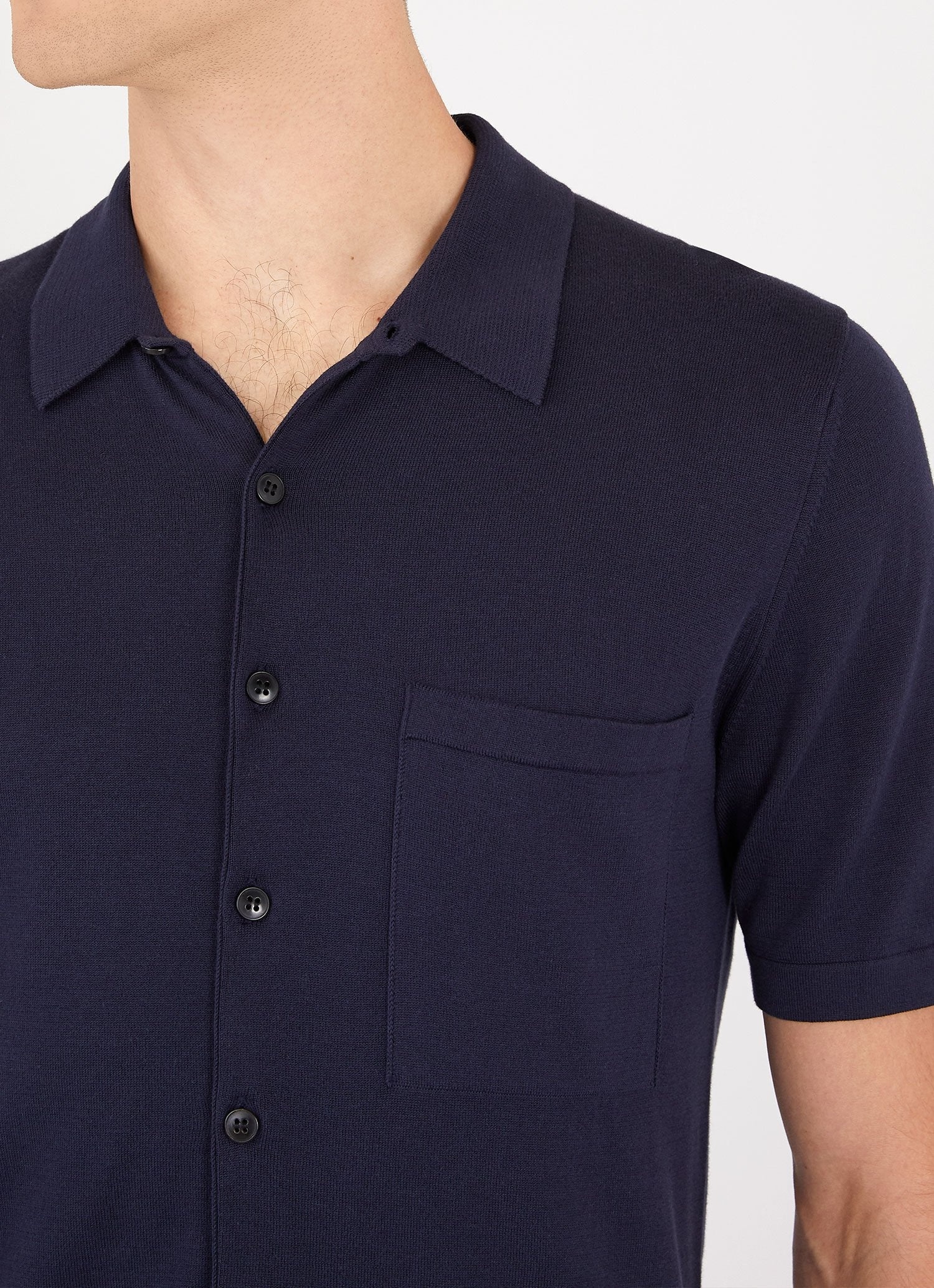 Sea Island Cotton Knit Shirt - 5