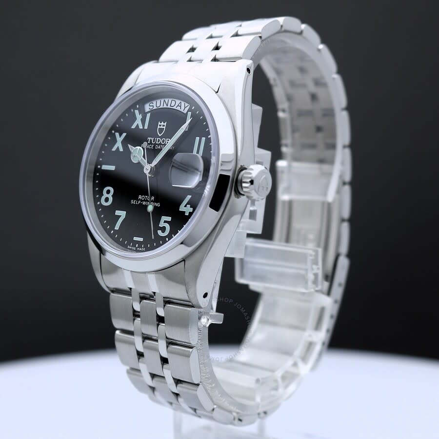 Pre-owned Tudor Date + Day Automatic Black Dial Men's Watch 76200 - 3