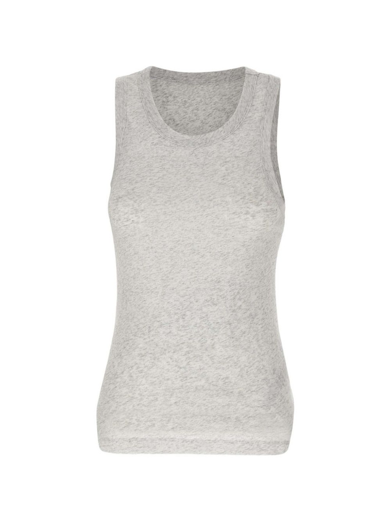 crew neck sleeveless top 1