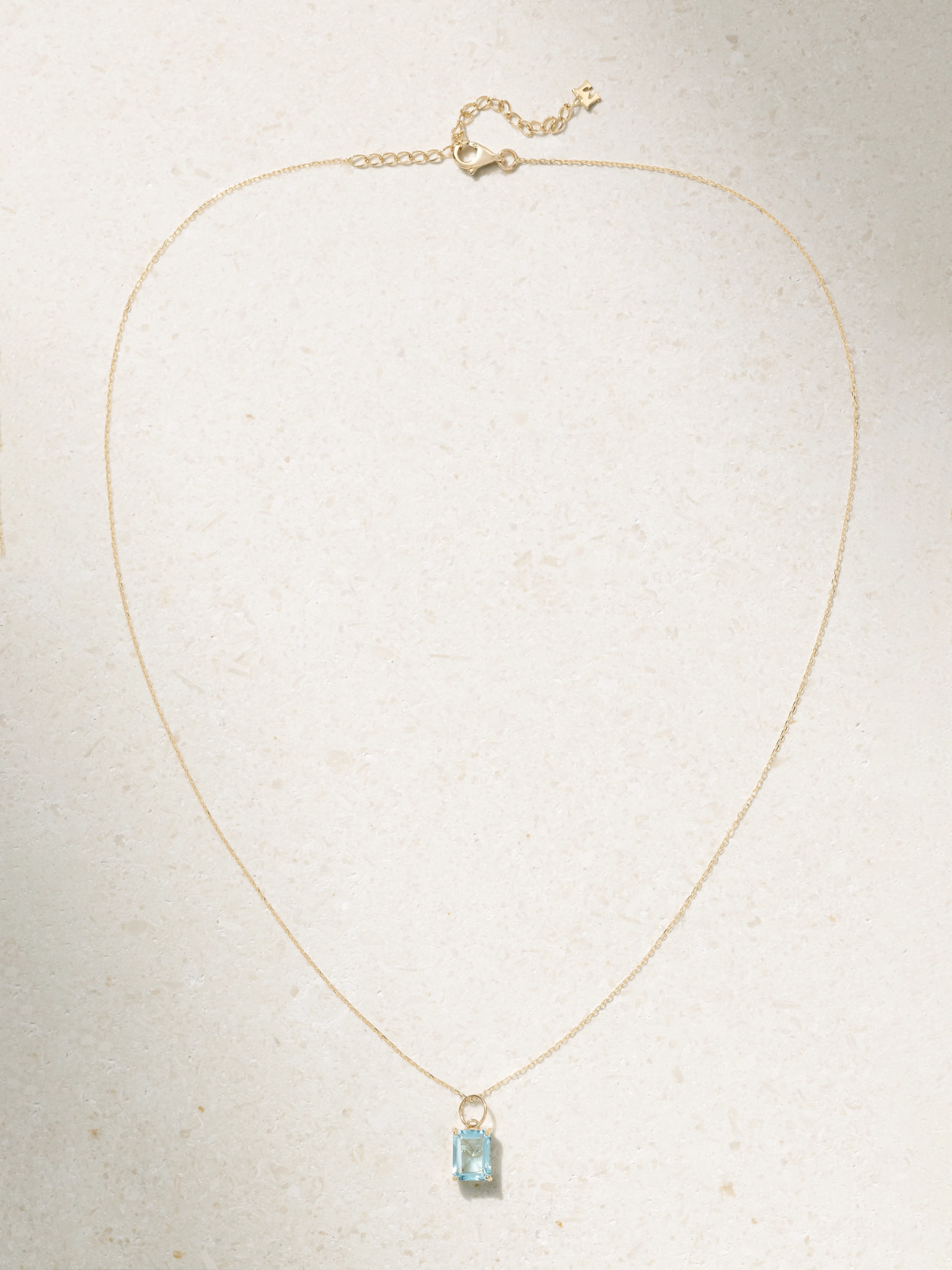 14-karat Gold Topaz Necklace - 4