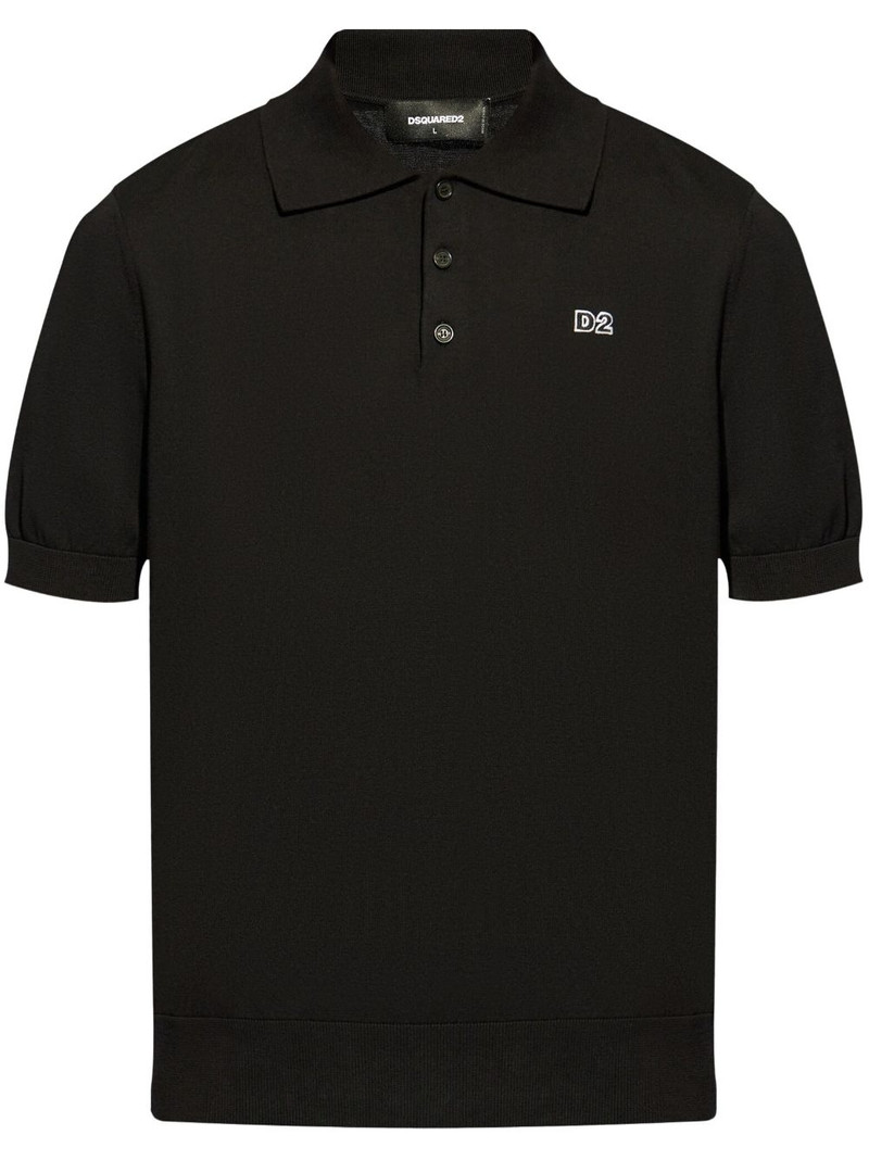 logo patch polo shirt 1