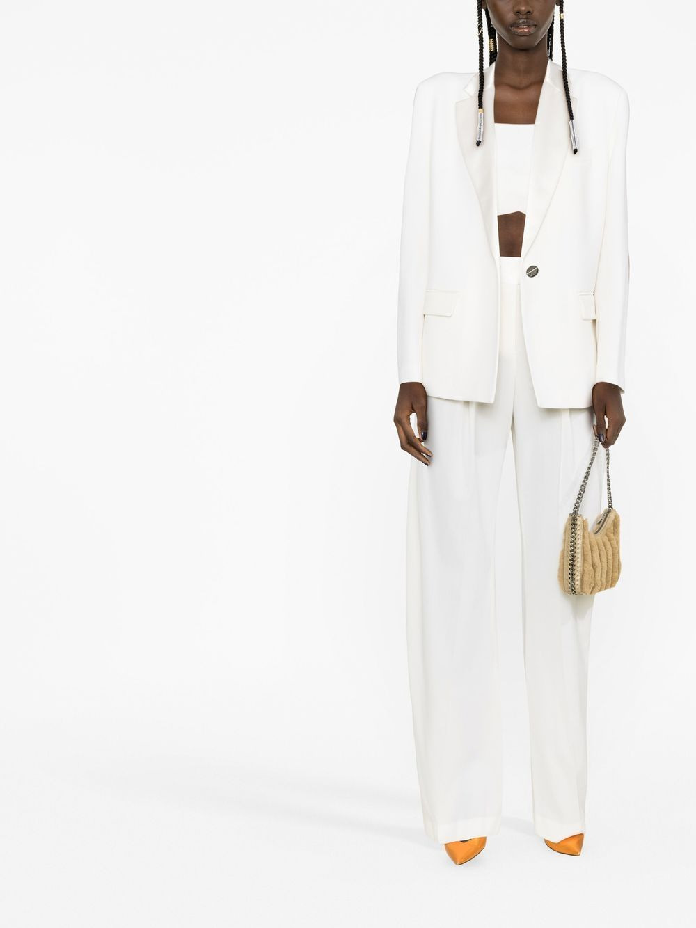 silk tapered trousers - 2