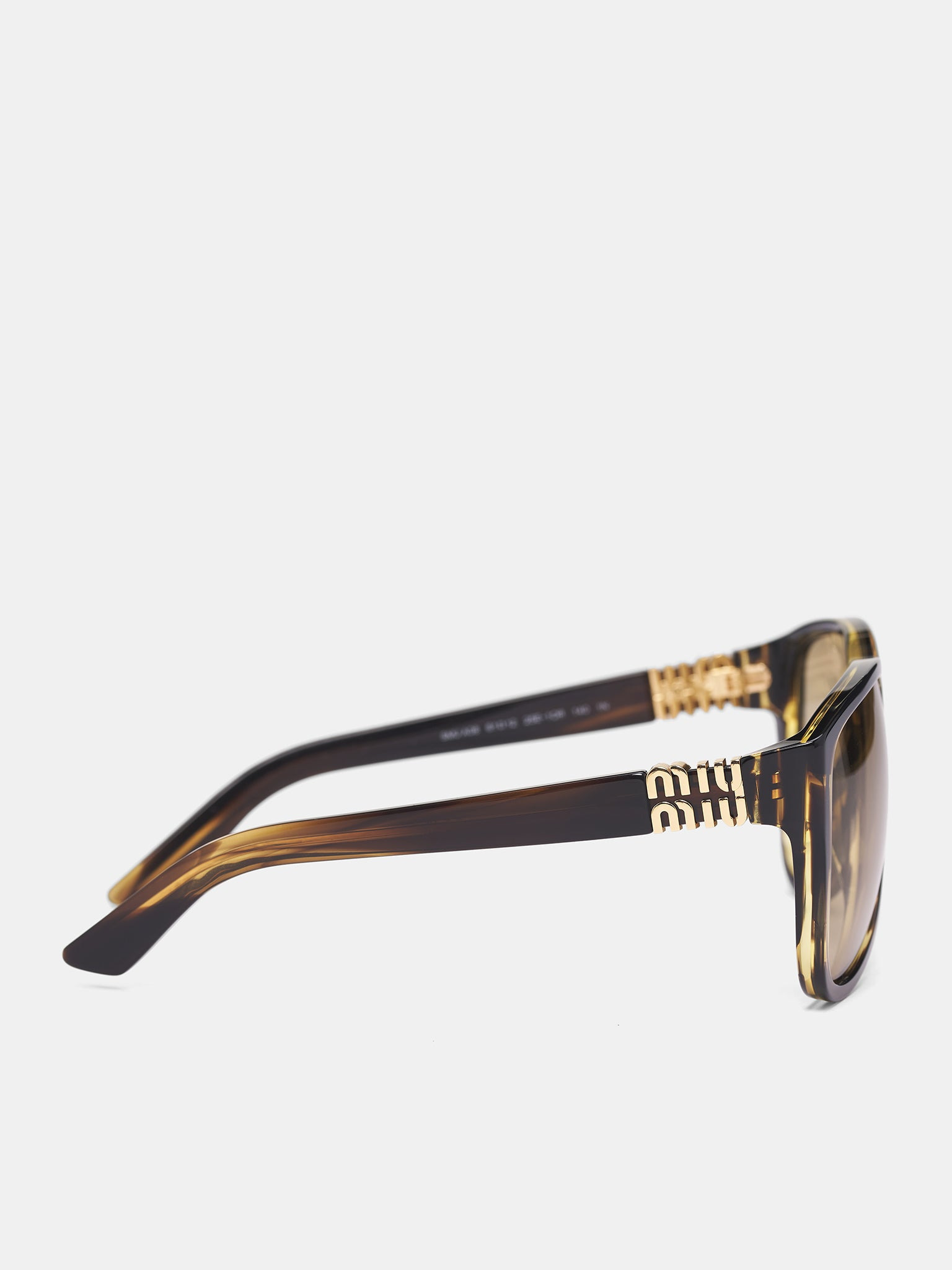 Brown MU-A08S Aviator Sunglasses - 2
