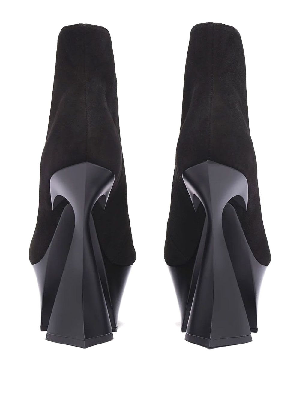 95mm Fang sculpted-heel boots - 3