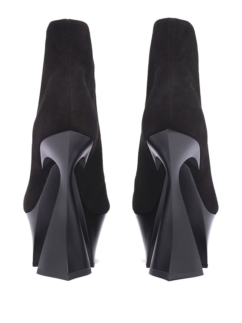 95mm Fang sculpted-heel boots 3