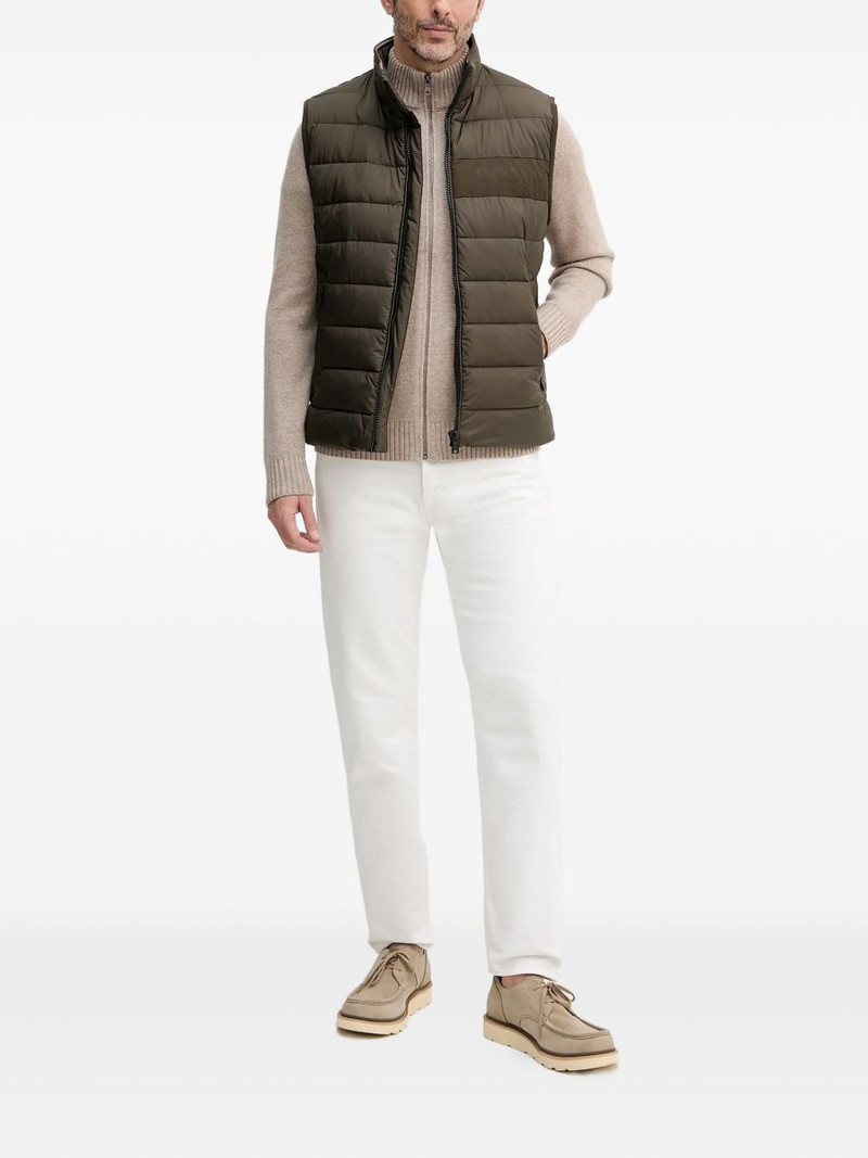 BOSS zip-up quilted gilet outlook