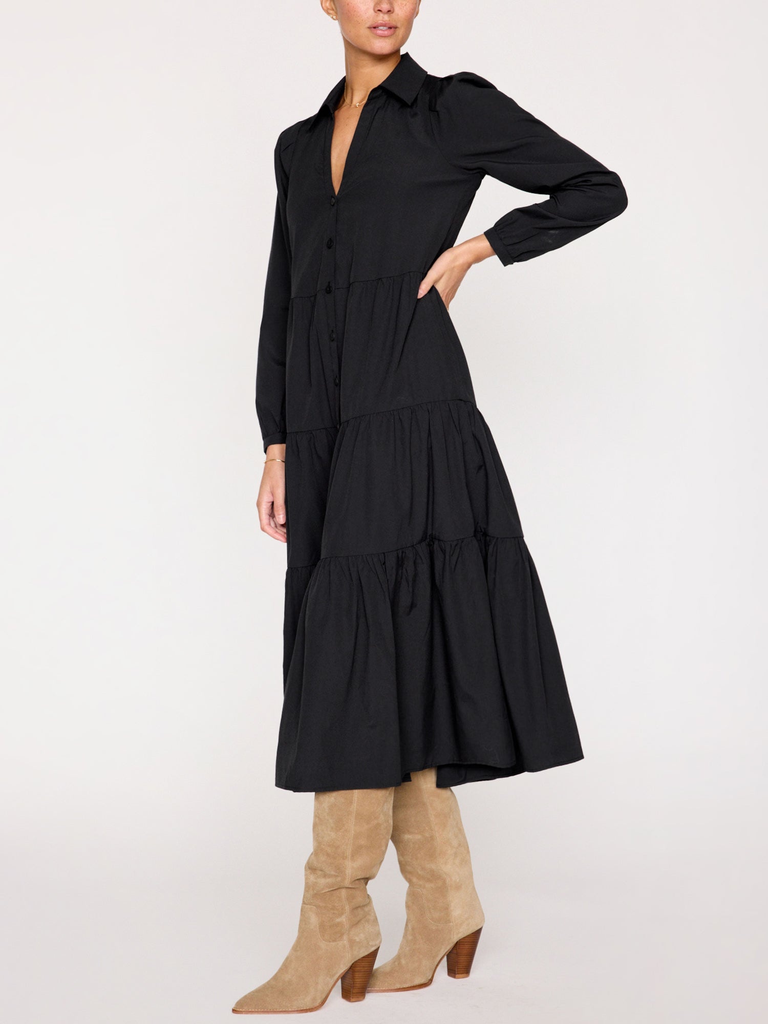 The Long Sleeve Havana Dress - 2