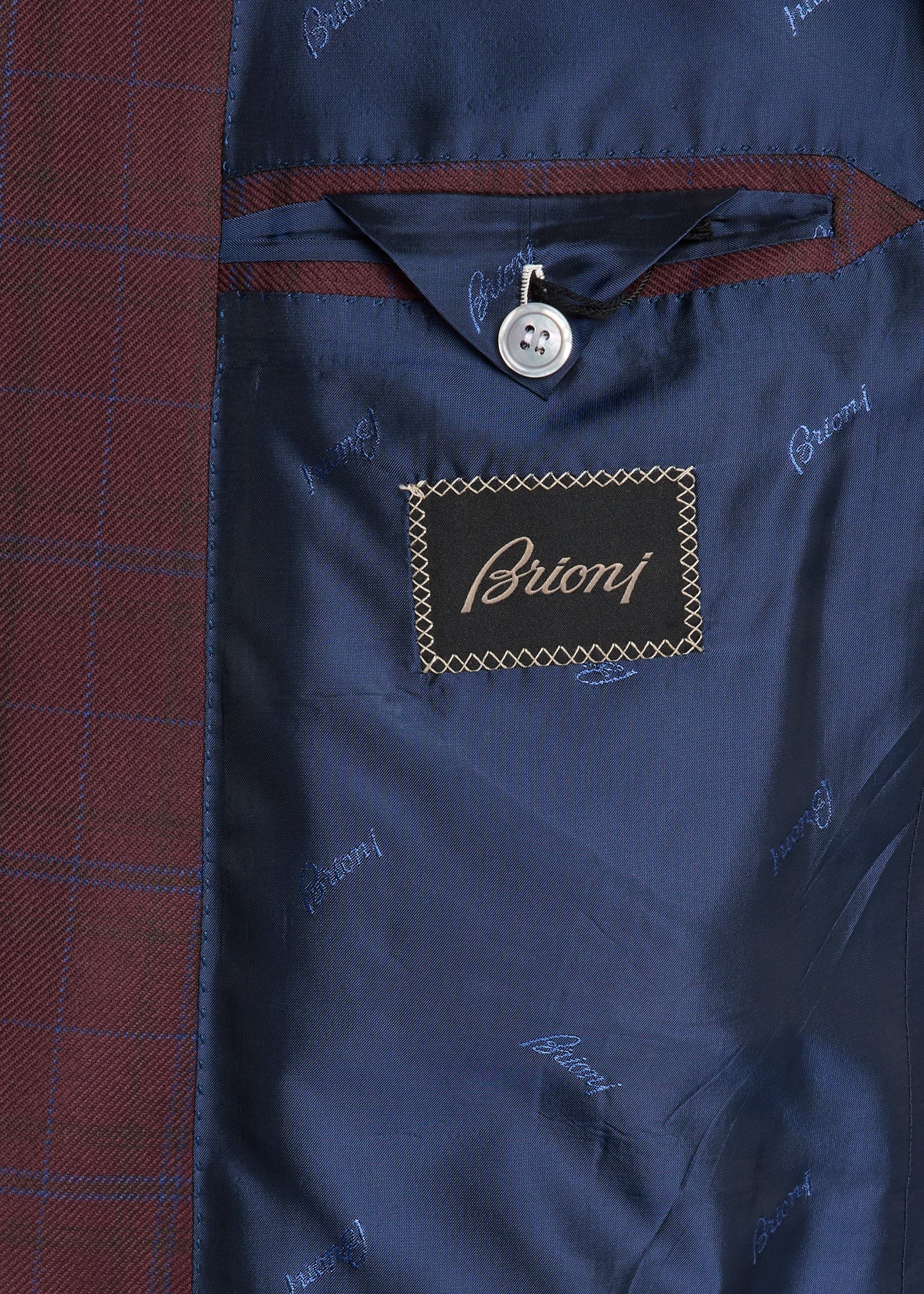 Men's Wool Plaid Sport Coat - 5