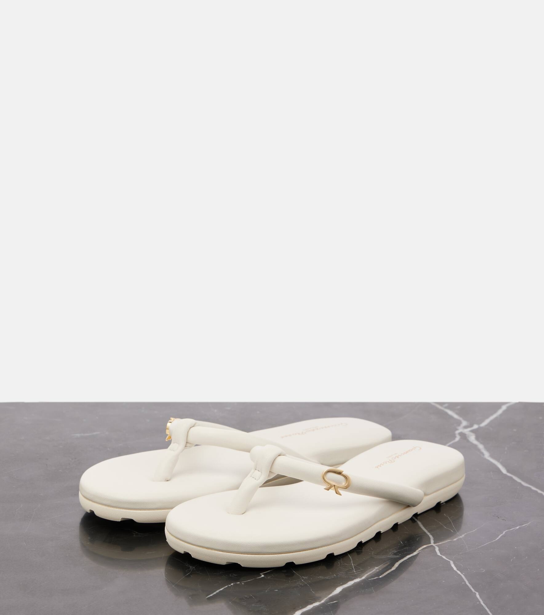 Juno leather thong sandals - 4