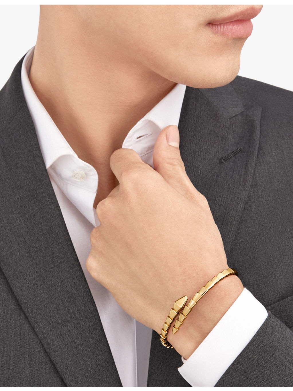 Serpenti Viper 18ct Yellow-Gold Bracelet - 2