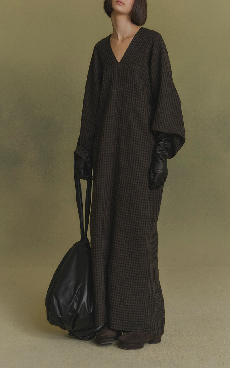 cortana Wool-Blend Maxi Dress print outlook