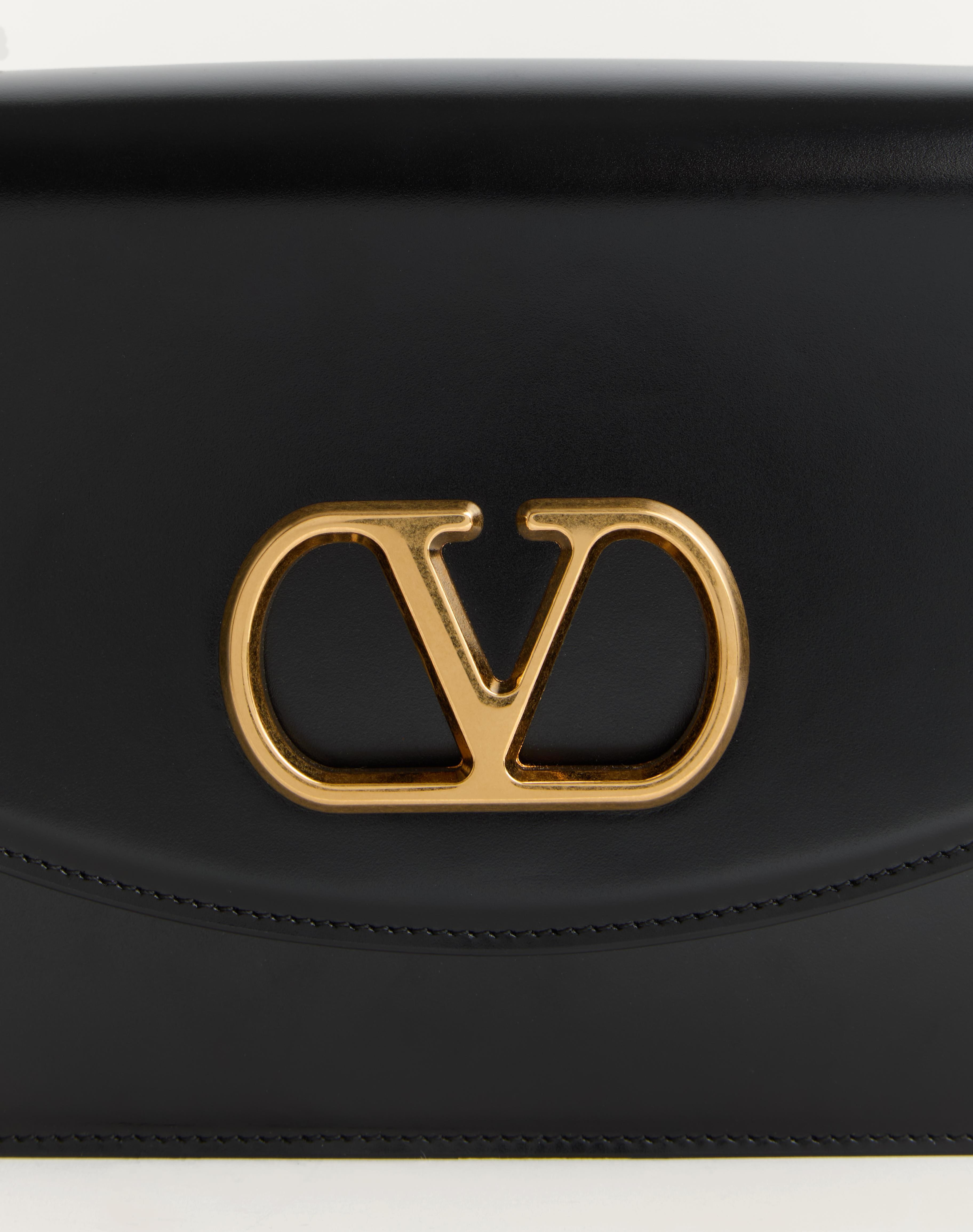 VALENTINO GARAVANI VAIN SHOULDER BAG IN SHINY CALFSKIN - 6