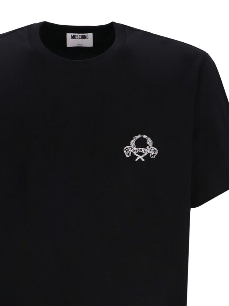 Moschino logo appliqué T-shirt outlook