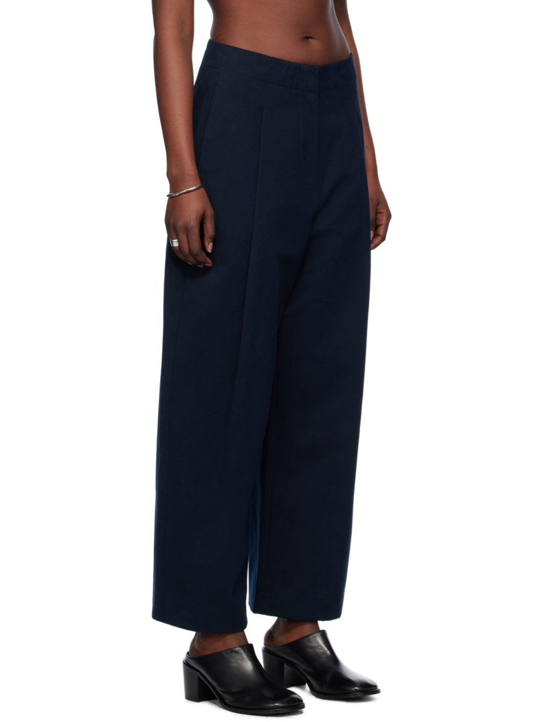 Navy Dordoni Trousers - 2