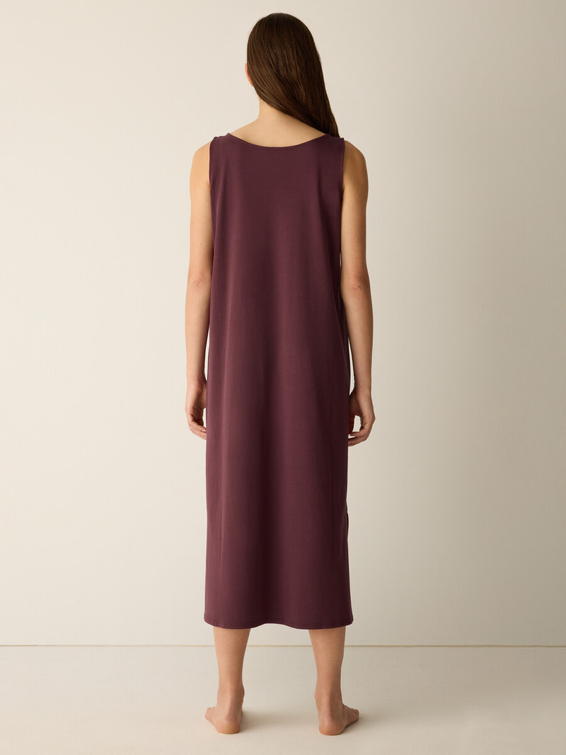 Organic Cotton Interlock Scoop Neck Sleep Dress 4