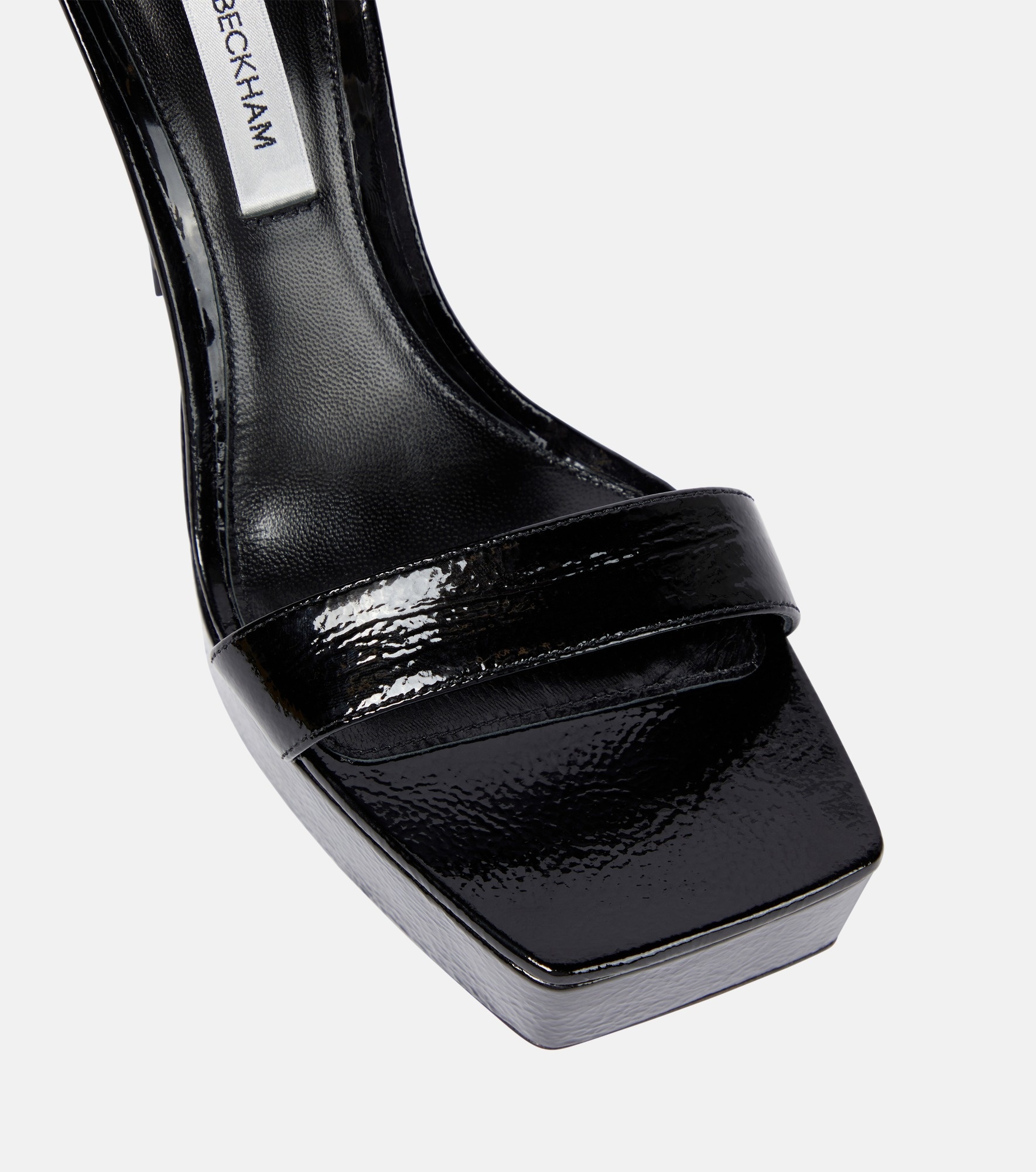 Patent leather platform sandals - 6
