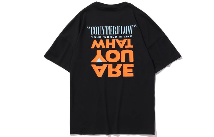 Li-Ning Counterflow Graphic T-shirt 'Black' AHSQ352-1 - 2