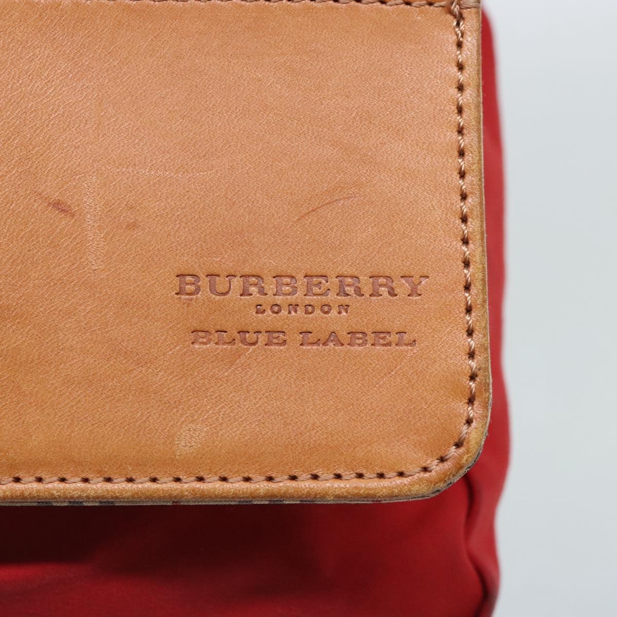 Burberry Shoulder Bag Nylon Red - 14
