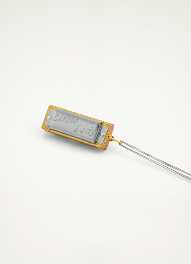 HARMONICA NECKLACE
RHODIUM SILVER 3