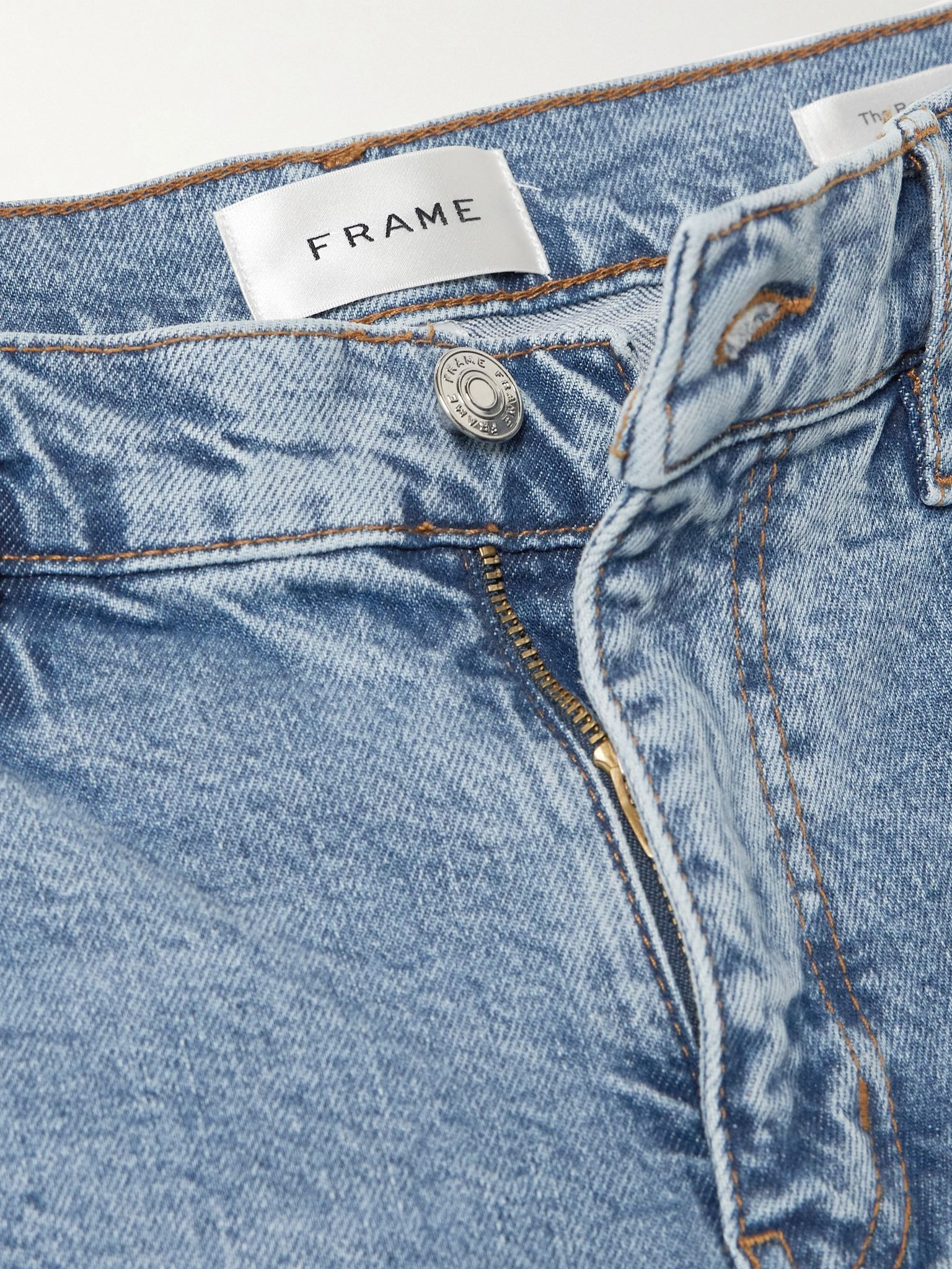 The Borrowed high-rise slim-leg jeans Light denim - 5