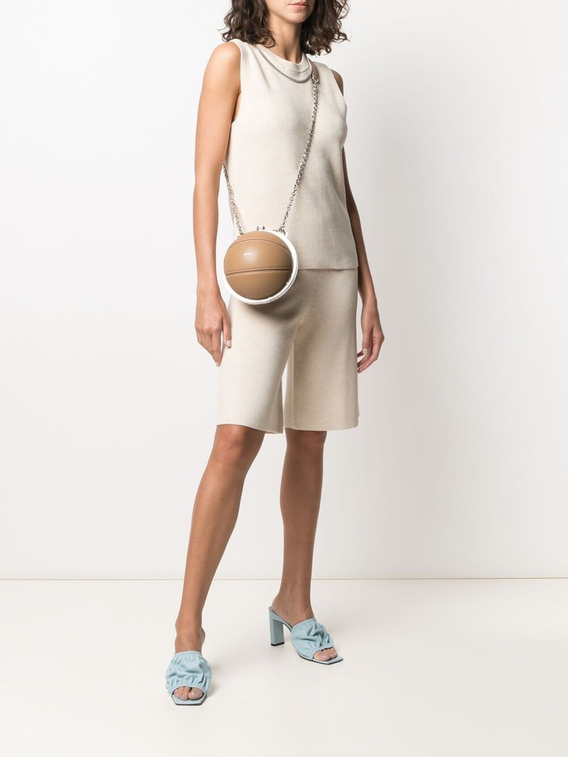 AMIRI Basketball logo-print shoulder bag outlook