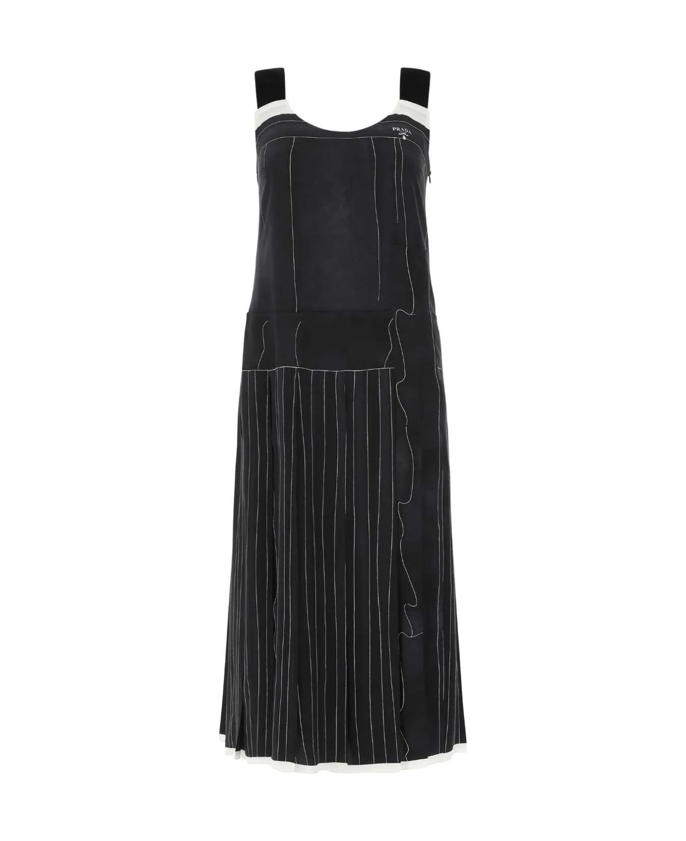 Printed Silk Dress - 1