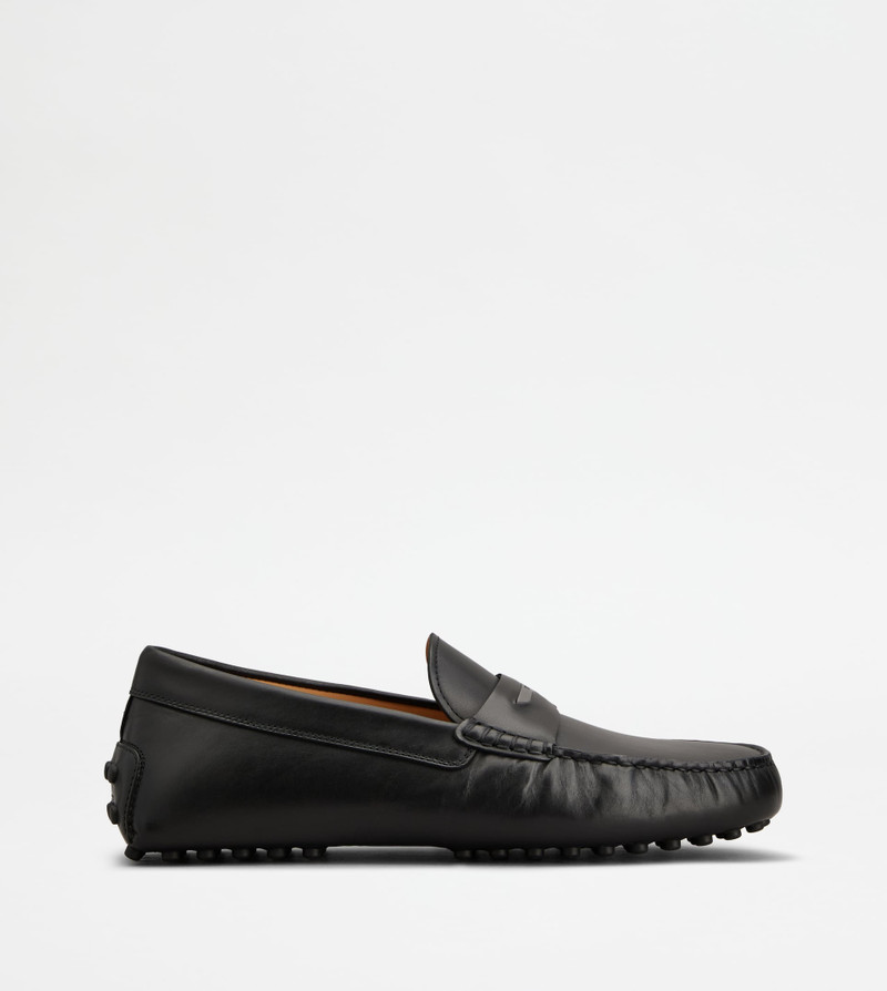 GOMMINO DRIVING SHOES IN LEATHER - BLACK 1