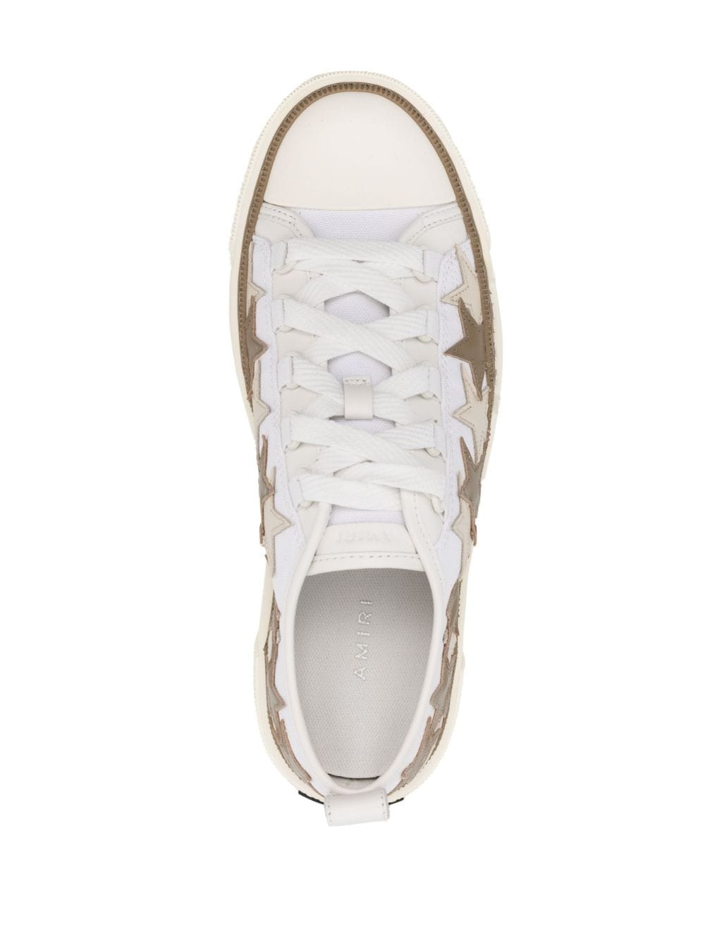 star-patch low-top sneakers - 4