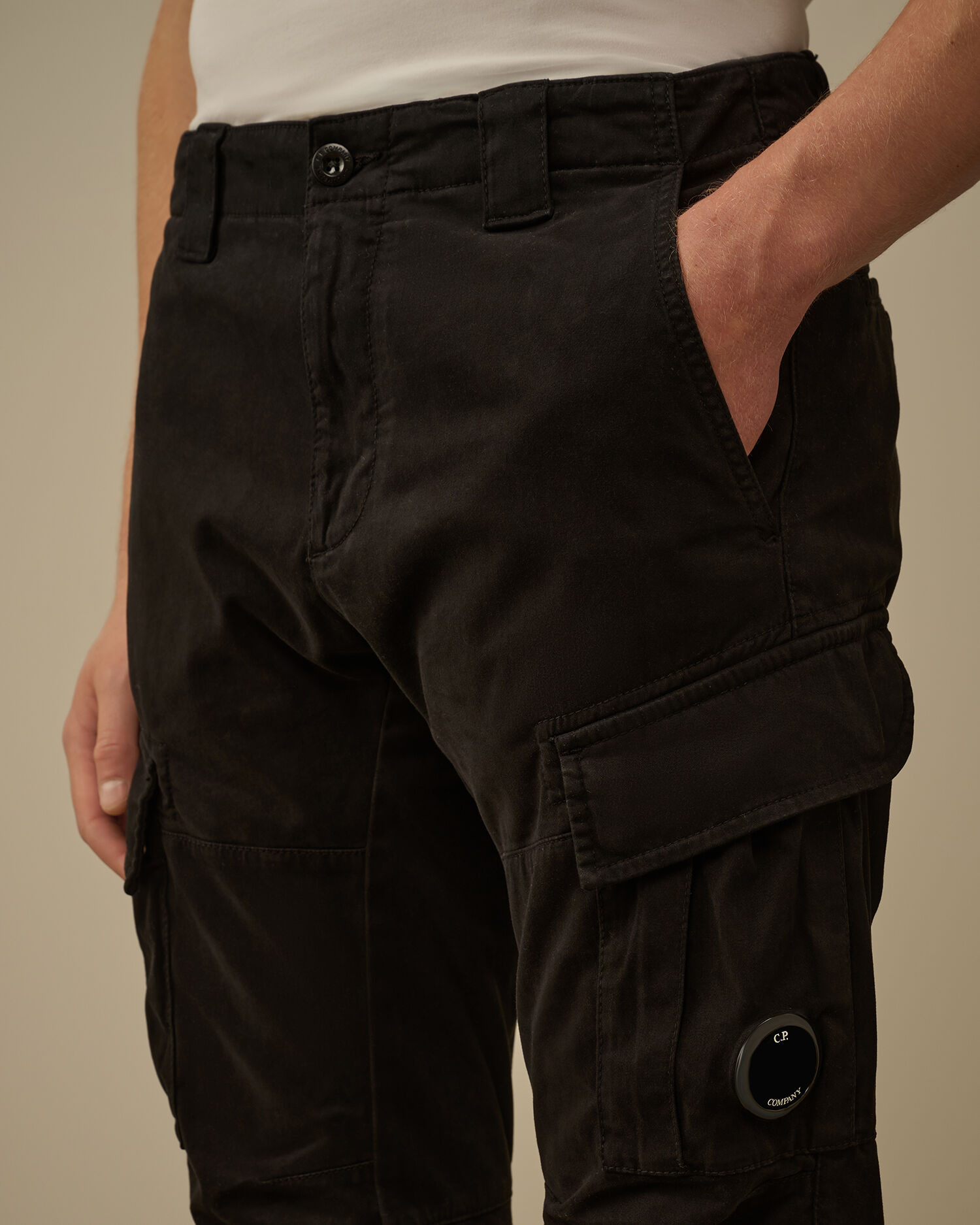 Stretch Sateen Ergonomic Lens Cargo Pants - 5