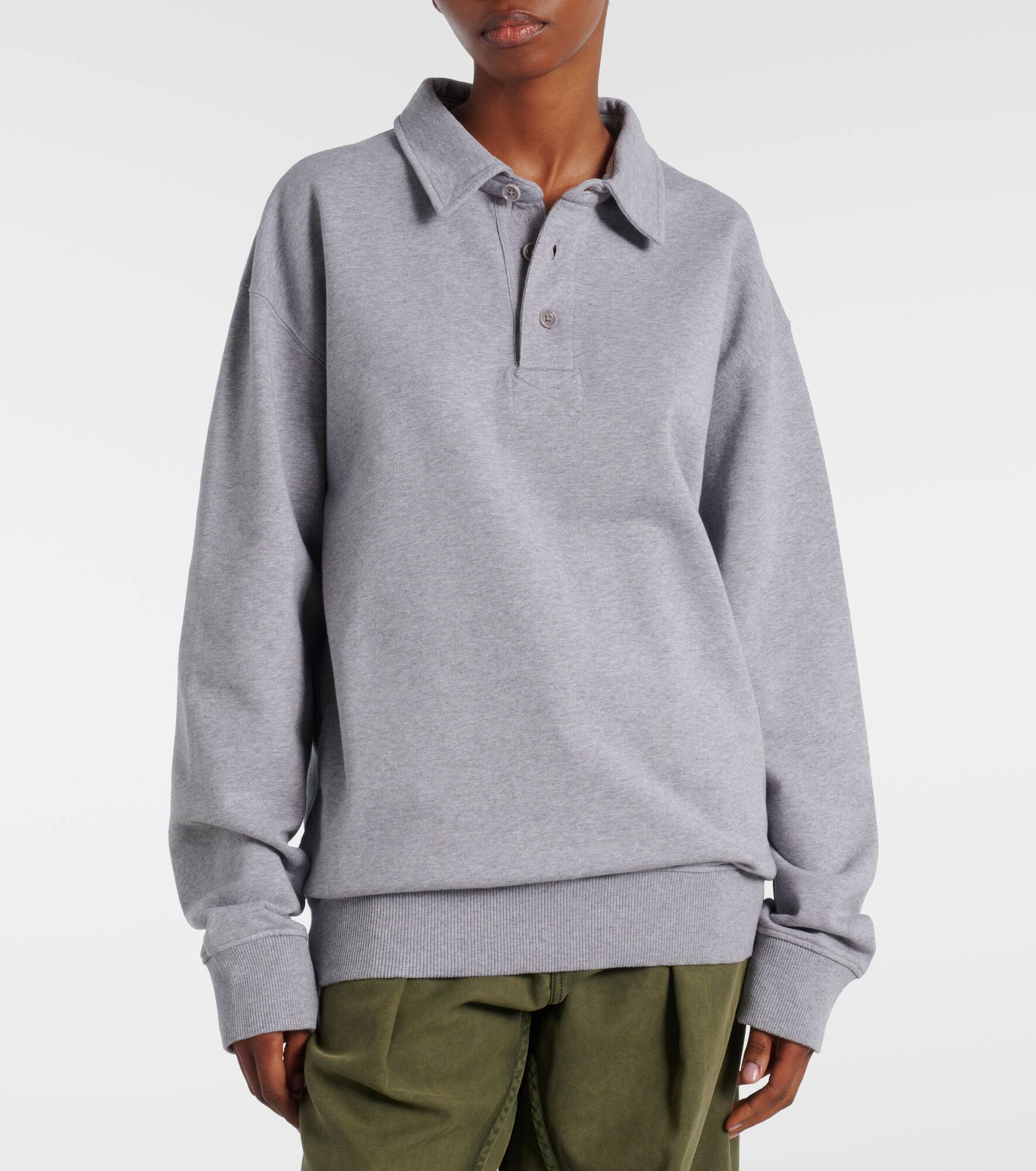 Embroidered cotton jersey sweatshirt - 6