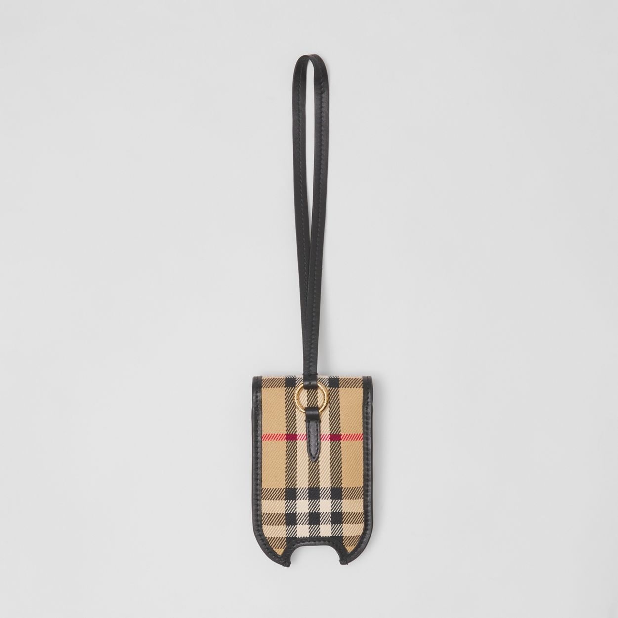 Vintage Check Cotton Hand Gel Holder - 4